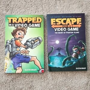 🎮 Trapped in a Video Game & Escape from a Video Game Book Set – Action-Packed